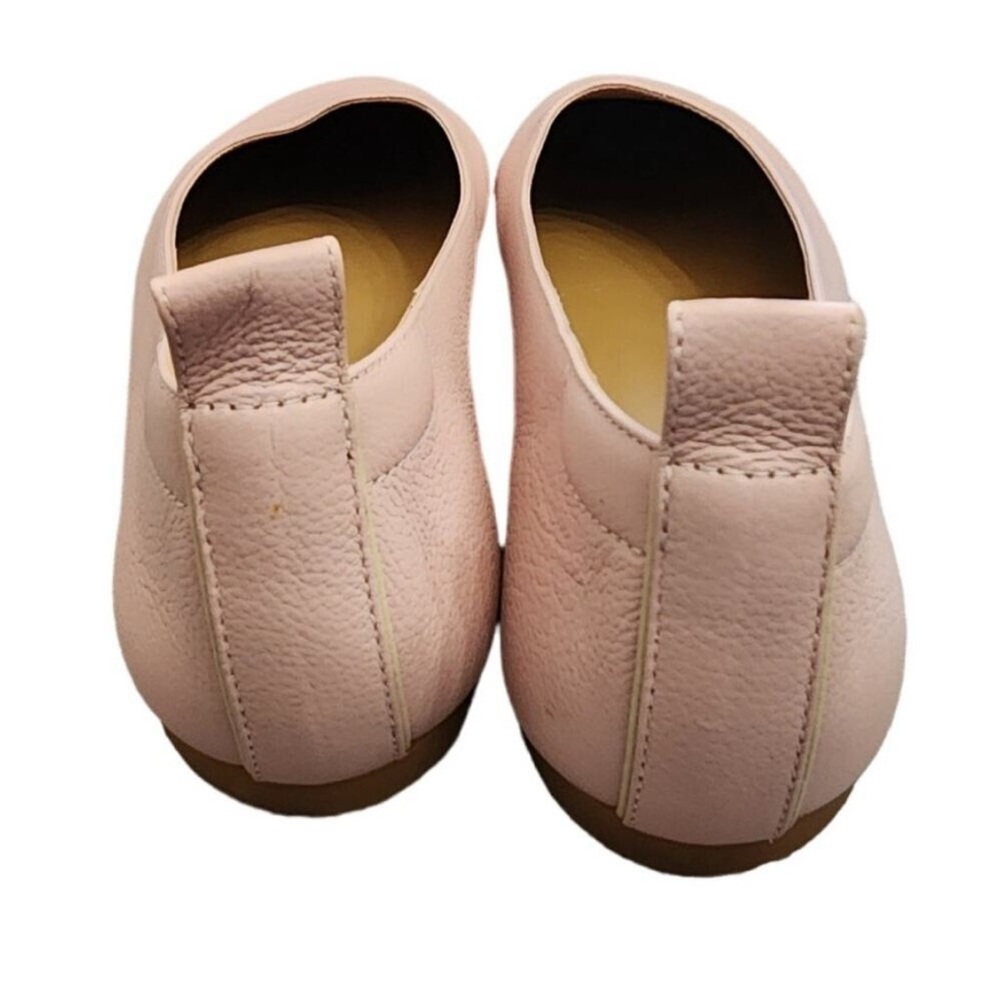 Everlane Blush Pink Pebbled Leather Flats Size 6 - Picture 4 of 8
